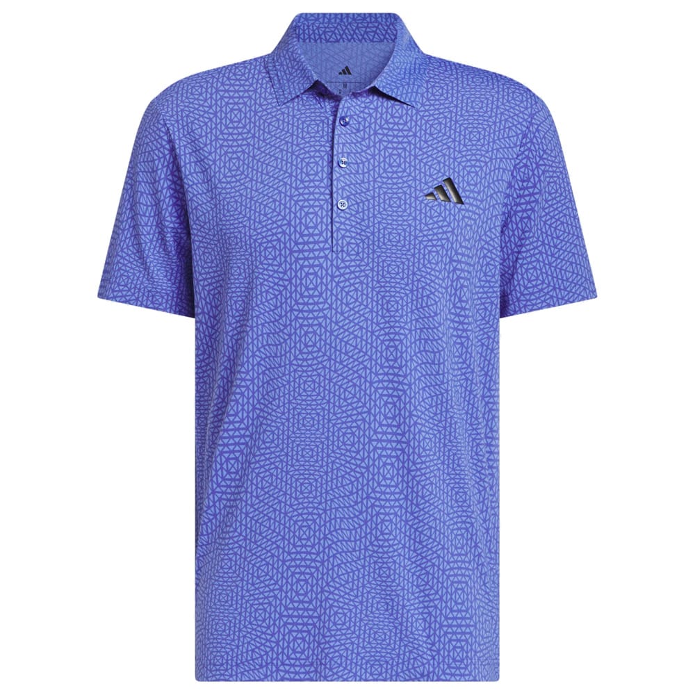 adidas Ultimate365 Tour Cool Feeling Deco Polo Shirt - Dual Indigo/Real Lilac