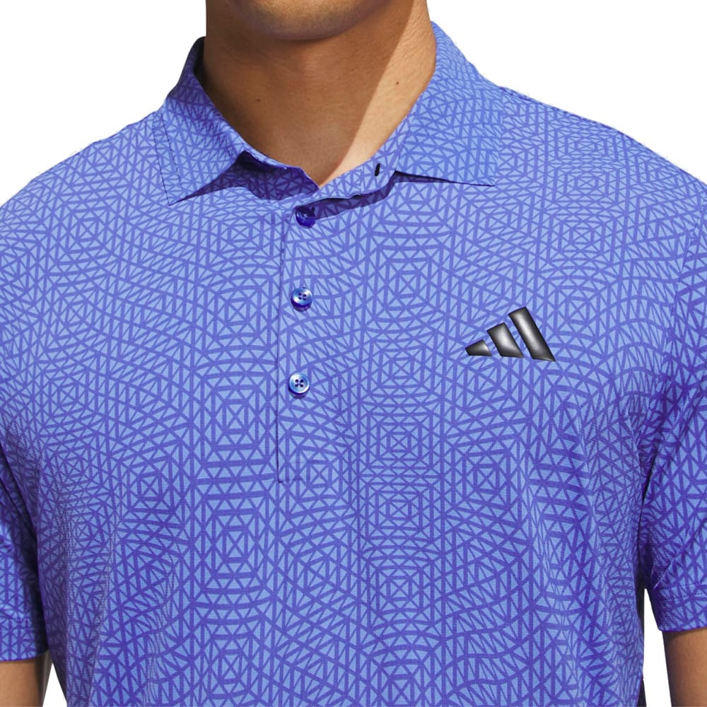 adidas Ultimate365 Tour Cool Feeling Deco Polo Shirt - Dual Indigo/Real Lilac