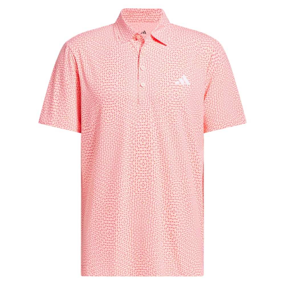 adidas Ultimate365 Tour Cool Feeling Deco Polo Shirt - Frozen Turbo/Pure Turbo