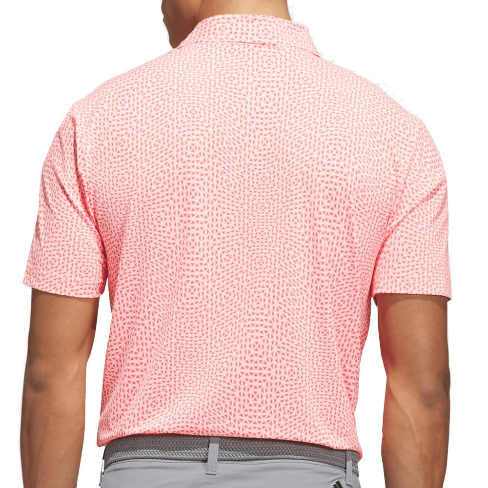 adidas Ultimate365 Tour Cool Feeling Deco Polo Shirt - Frozen Turbo/Pure Turbo