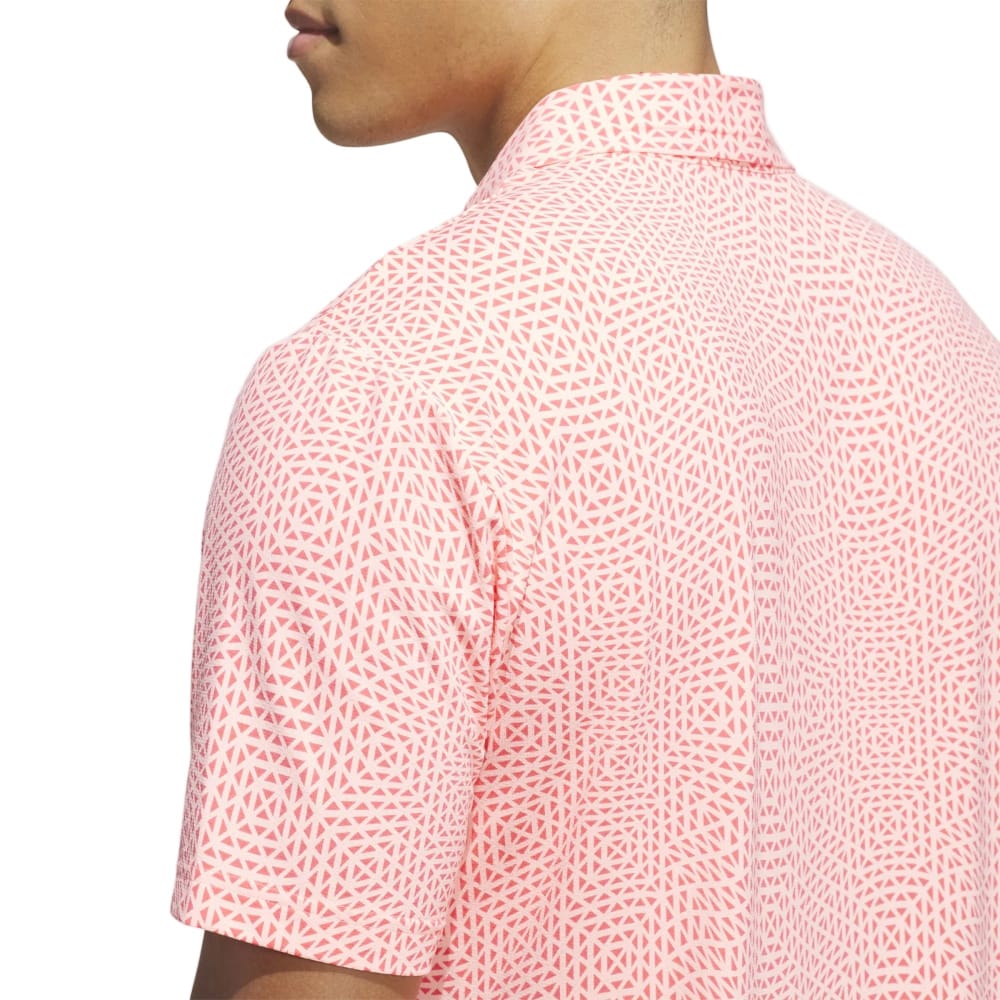 adidas Ultimate365 Tour Cool Feeling Deco Polo Shirt - Frozen Turbo/Pure Turbo