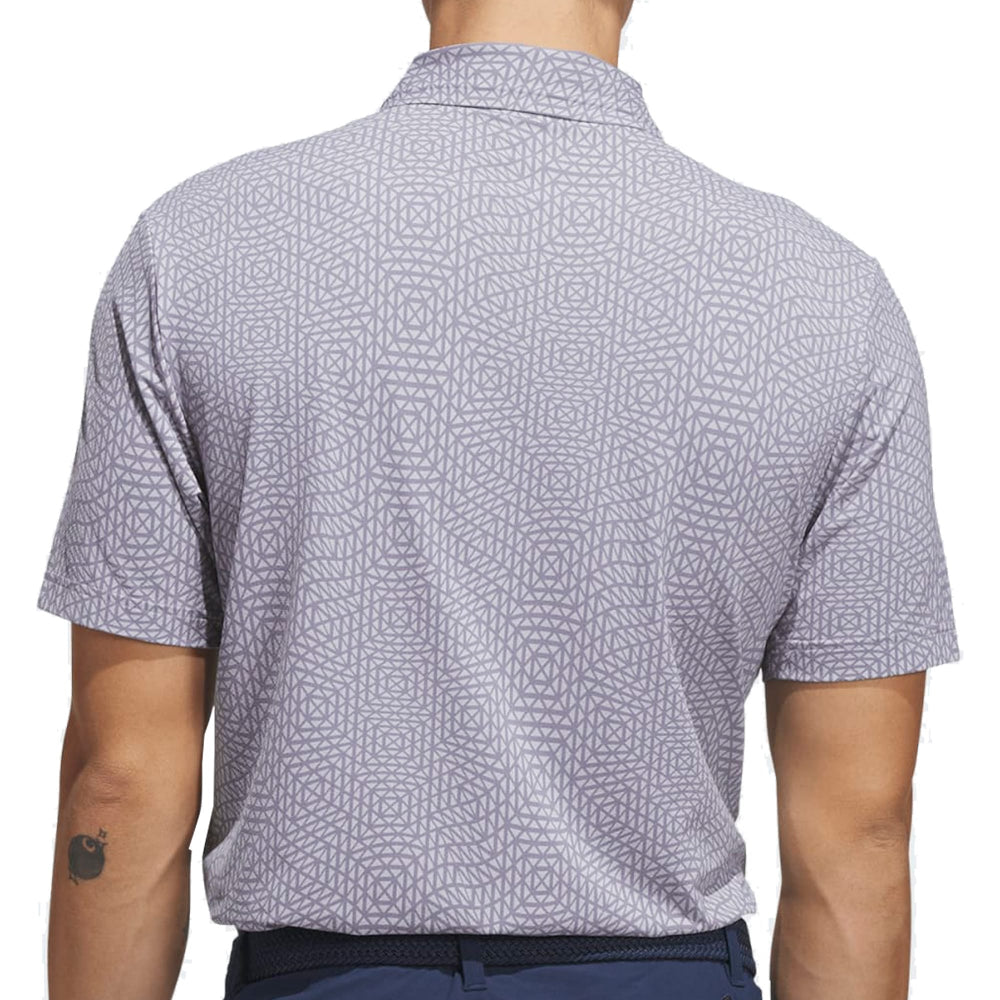 adidas Ultimate365 Tour Cool Feeling Deco Polo Shirt - Slate/Glory Grey