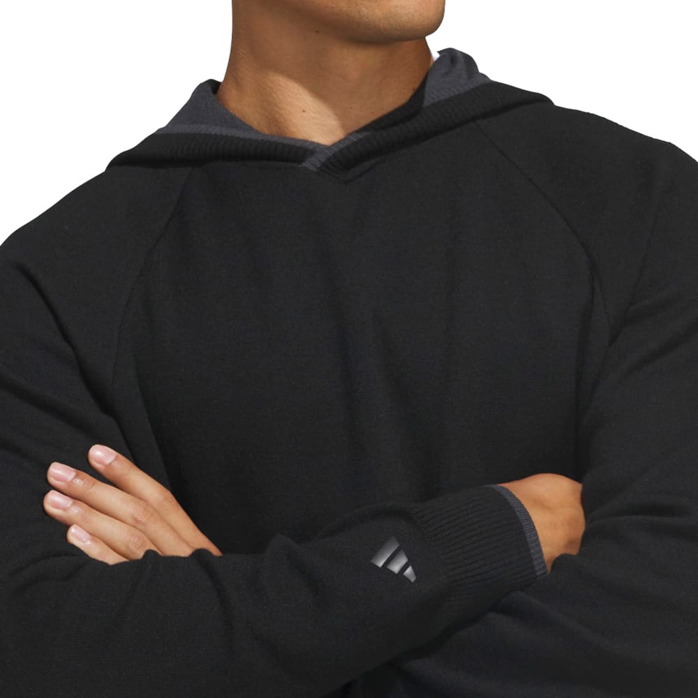 adidas Ultimate365 Tour Twistknit Hoodie - Black
