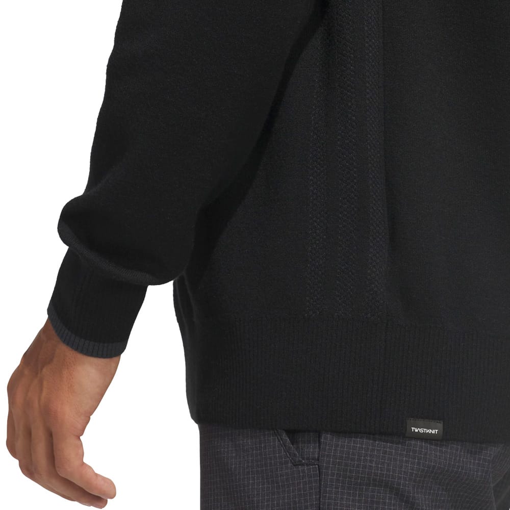 adidas Ultimate365 Tour Twistknit Hoodie - Black