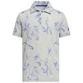 adidas Youth Climacool Mesh Printed Polo Shirt - Frozen Lemon