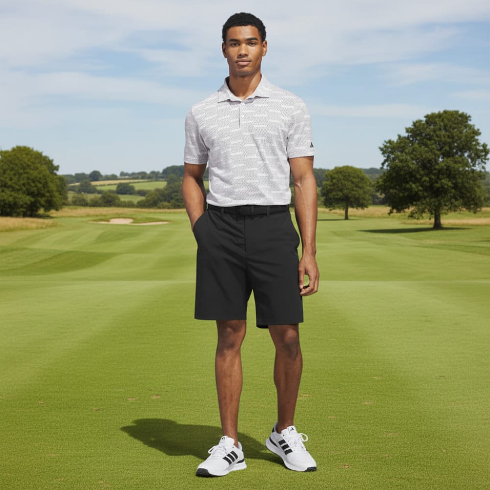 adidas Ultimate365 Jacquard Polo Shirt - White