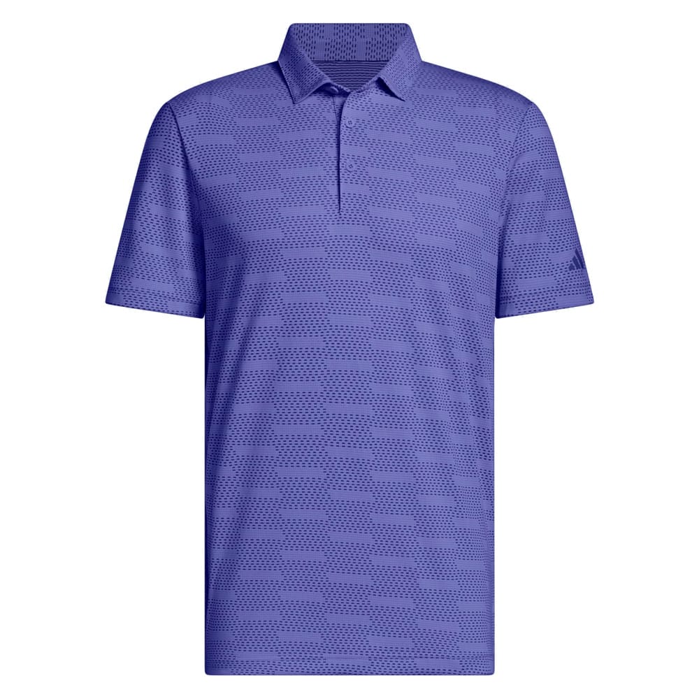 adidas Ultimate365 Jacquard Polo Shirt - Dual Indigo