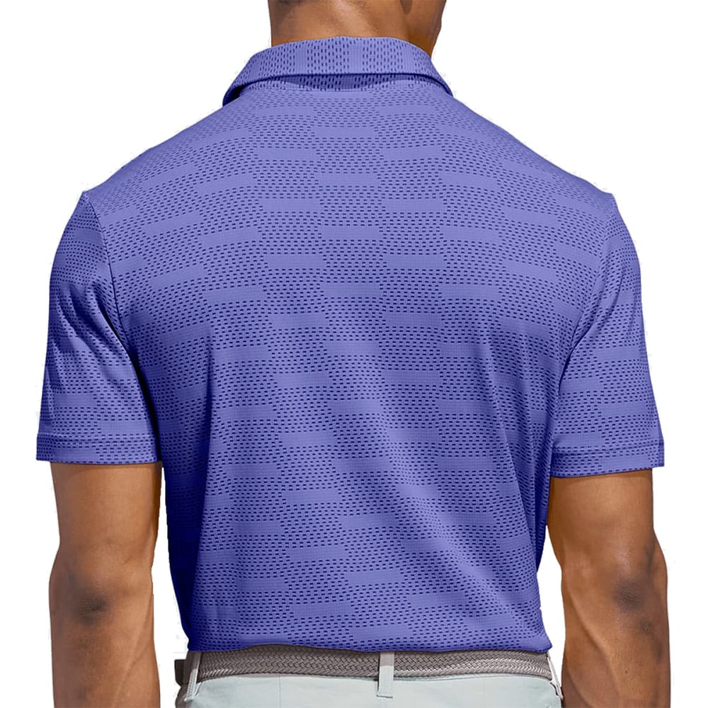 adidas Ultimate365 Jacquard Polo Shirt - Dual Indigo