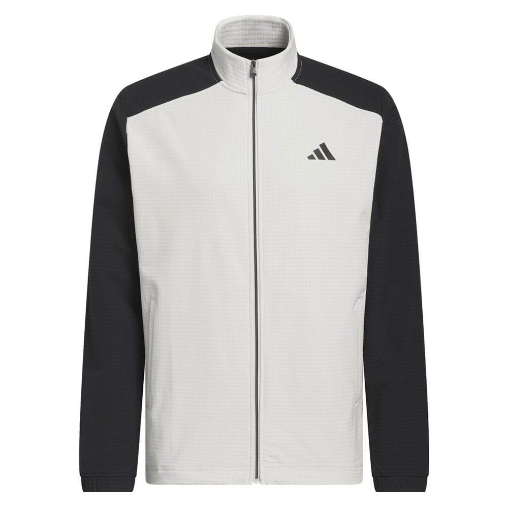adidas Ultimate365 Wind Woven Full-Zip Sweatshirt - Black/Alumina
