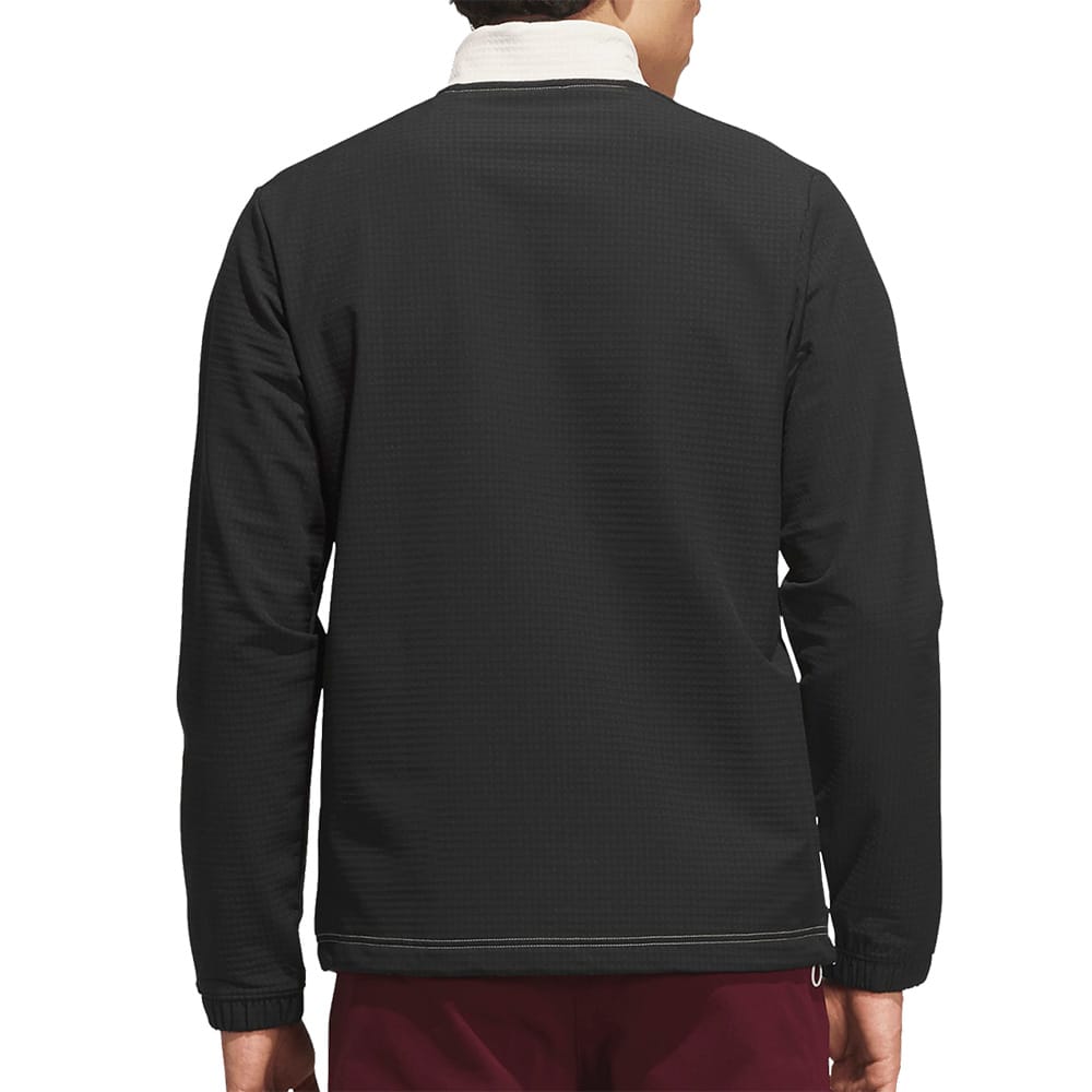 adidas Ultimate365 Wind Woven Full-Zip Sweatshirt - Black/Alumina