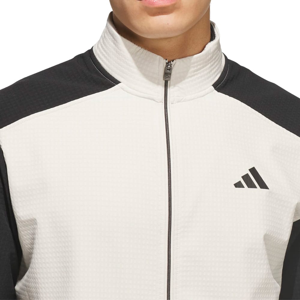 adidas Ultimate365 Wind Woven Full-Zip Sweatshirt - Black/Alumina