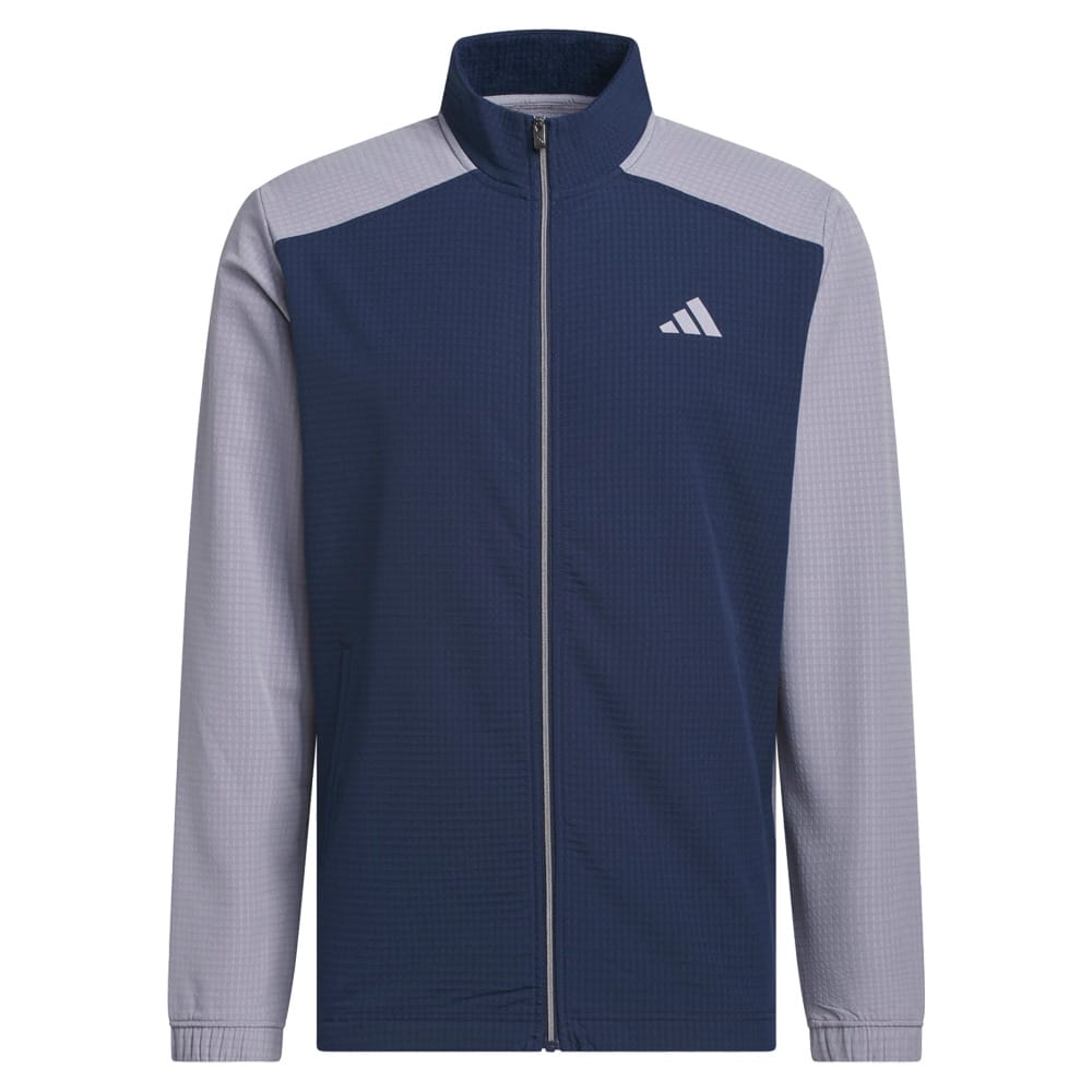 adidas Ultimate365 Wind Woven Full-Zip Sweatshirt - Slate/Collegiate Navy