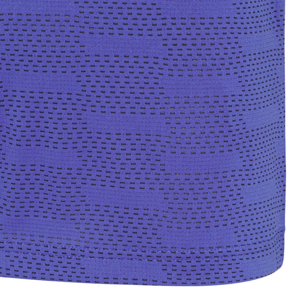 adidas Youth Jacquard Polo Shirt - Dual Indigo