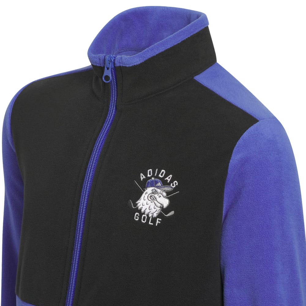 adidas Youth Fleece Jacket - Dual Indigo