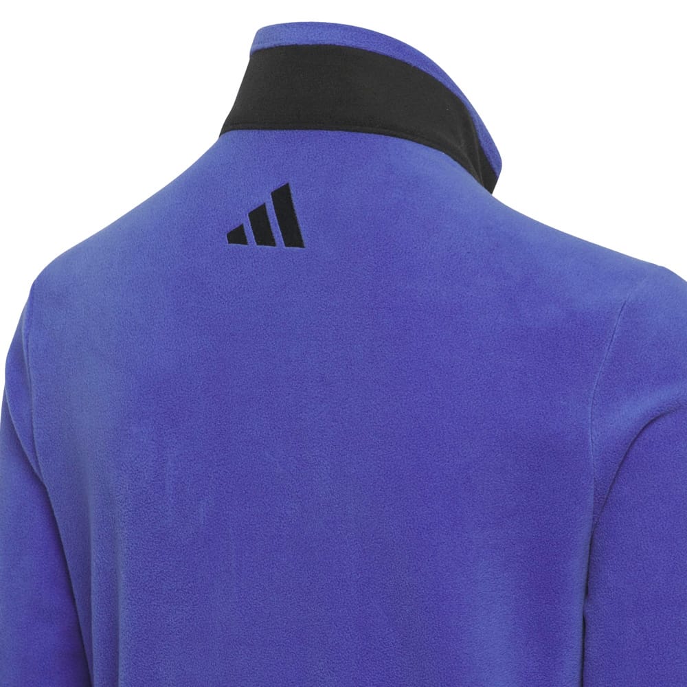 adidas Youth Fleece Jacket - Dual Indigo