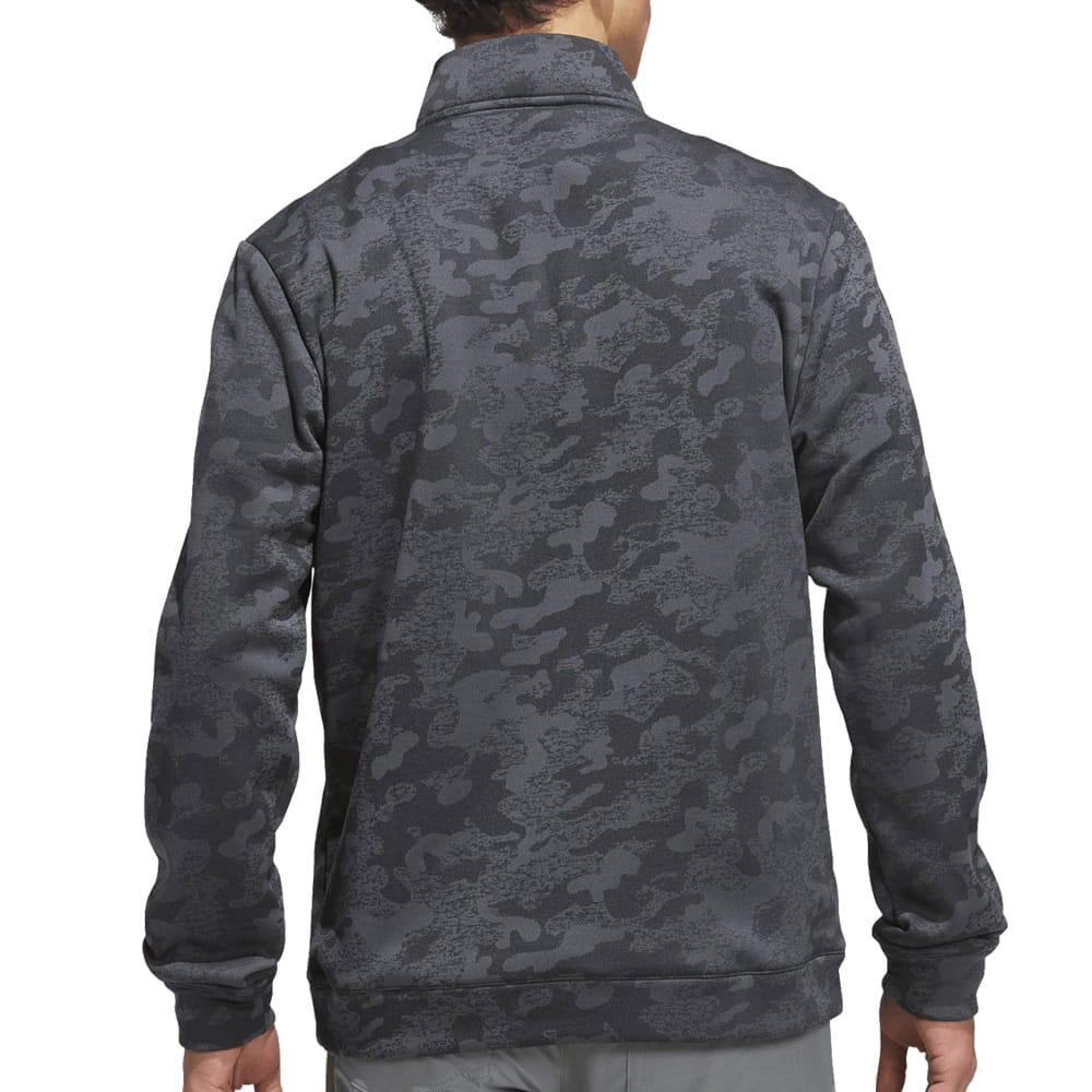 adidas Ultimate365 Durable Water Repellant 1/4 Zip Sweatshirt - Black/Grey Four