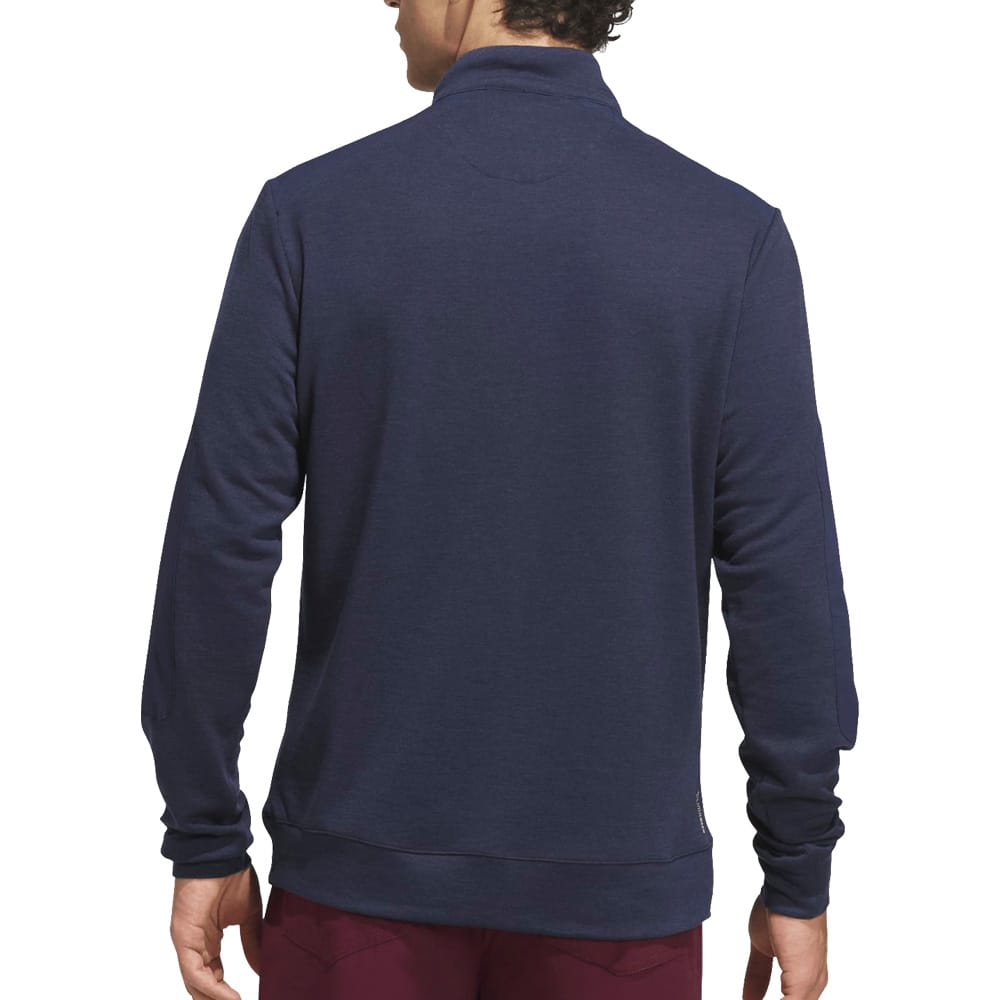 adidas Ultimate365+ Course Control Hybrid 1/4 Zip Sweatshirt - Collegiate Navy