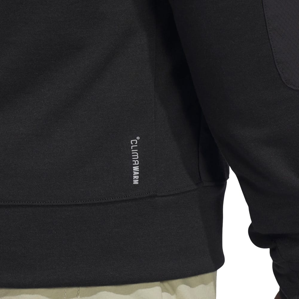 adidas Ultimate365+ Course Control Hybrid 1/4 Zip Sweatshirt - Black