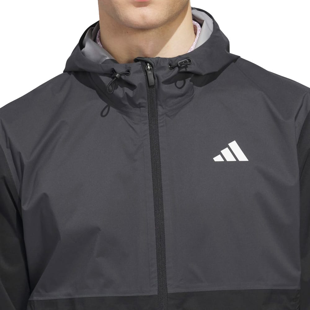 adidas Ultimate365 Climaproof Full-Zip Waterproof Jacket - Black