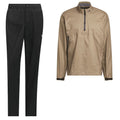 adidas Ultimate365 Tour CLIMAPROOF+ Half-Zip Waterproof Suit - Khaki Six/Black