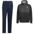 adidas Ultimate365 Climaproof Full-Zip Waterproof Suit - Black/Collegiate Navy