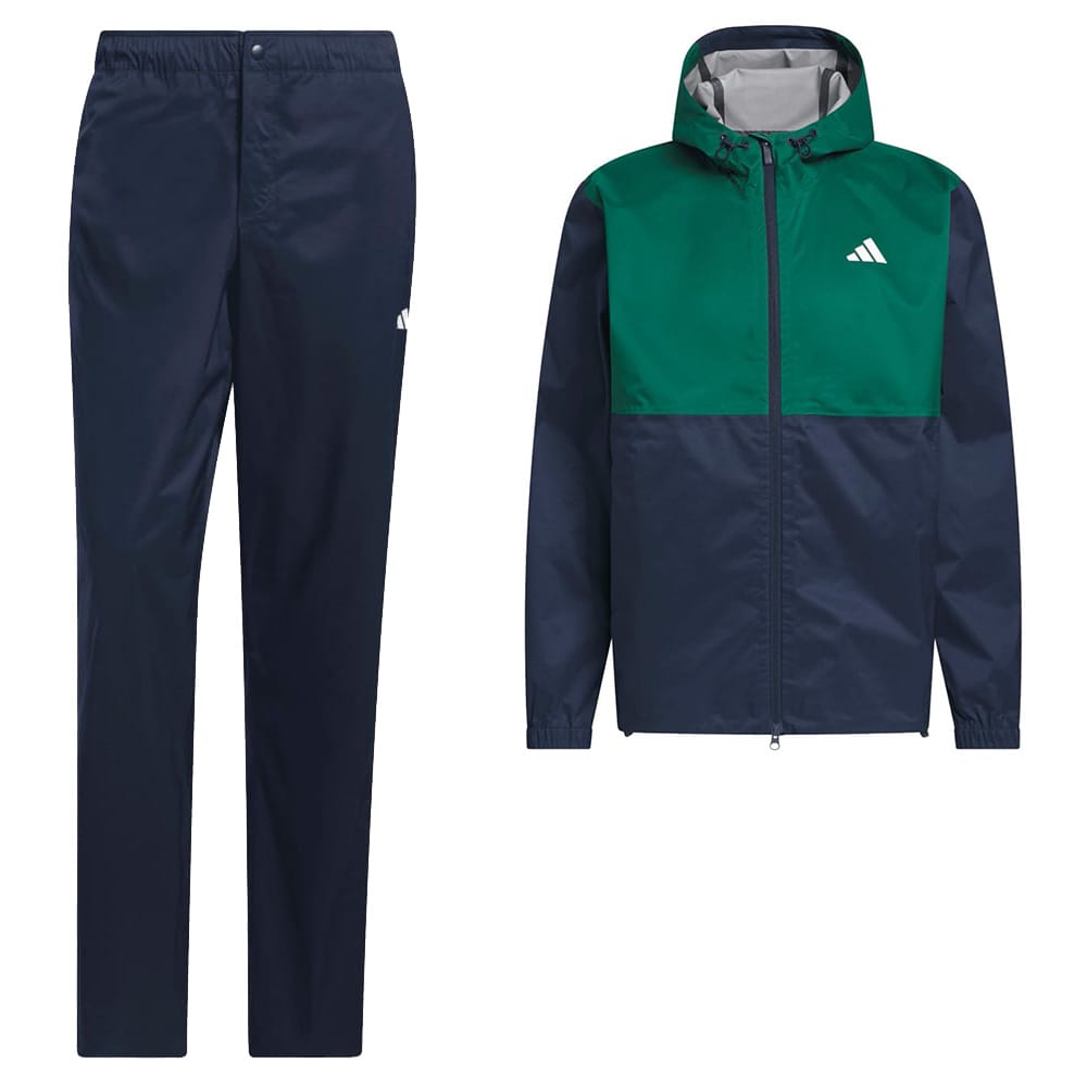 adidas Ultimate365 Climaproof Full-Zip Waterproof Suit - Collegiate Navy
