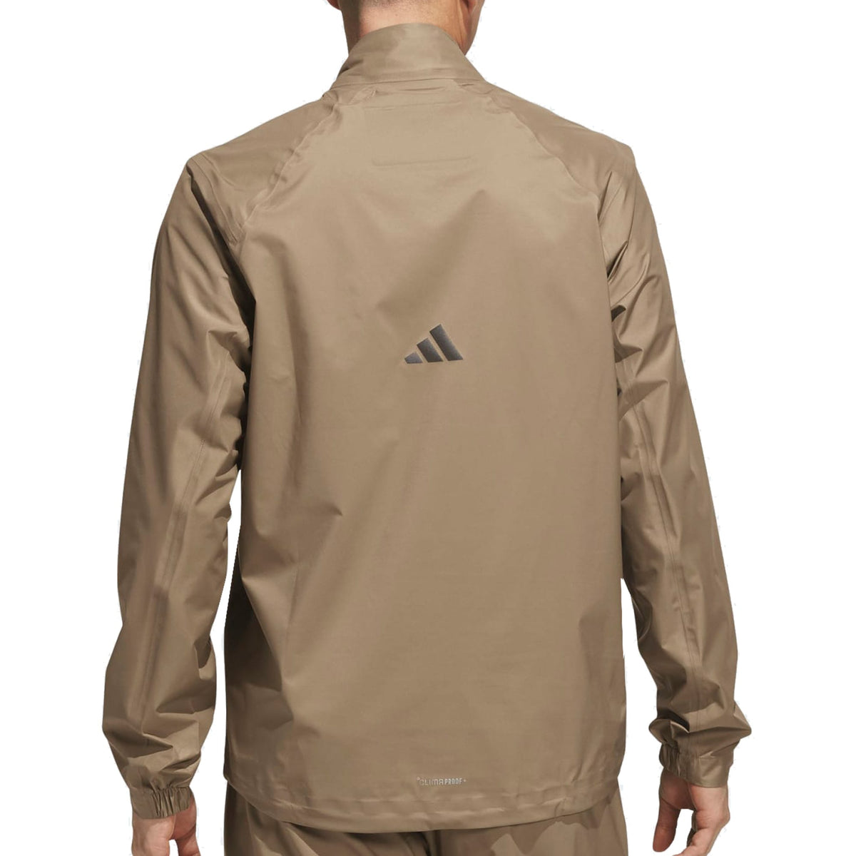 adidas Ultimate365 Tour CLIMAPROOF+ Half-Zip Waterproof Jacket - Khaki Six