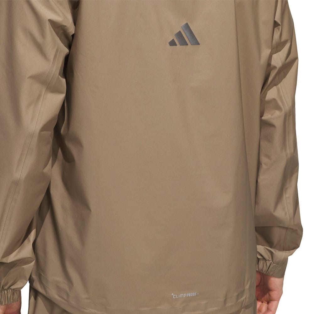 adidas Ultimate365 Tour Climaproof+ Half-Zip Waterproof Suit - Khaki Six