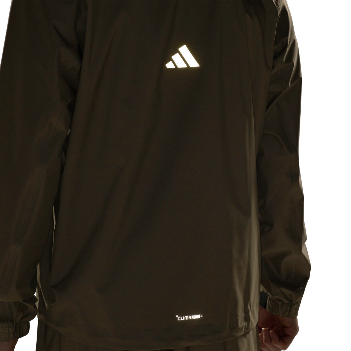 adidas Ultimate365 Tour CLIMAPROOF+ Half-Zip Waterproof Jacket - Khaki Six