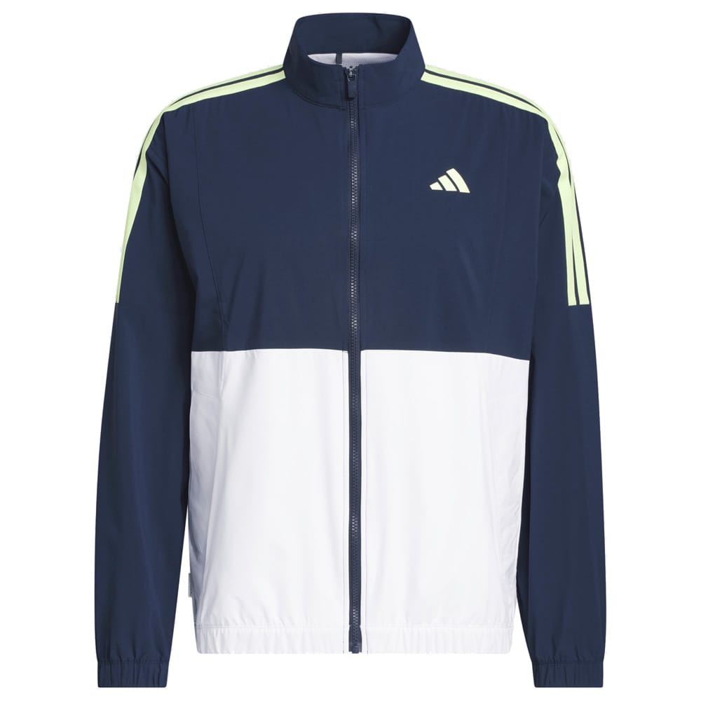 adidas Beyond The Course Windbreaker - White/Collegiate Navy
