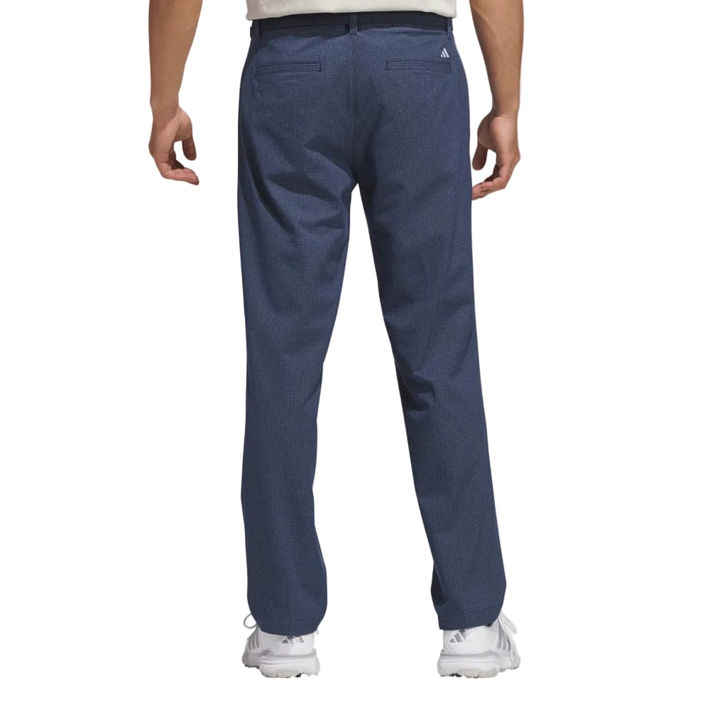 adidas Ultimate365+ Twistweave Straight Fit Grid Trousers - Collegiate Navy