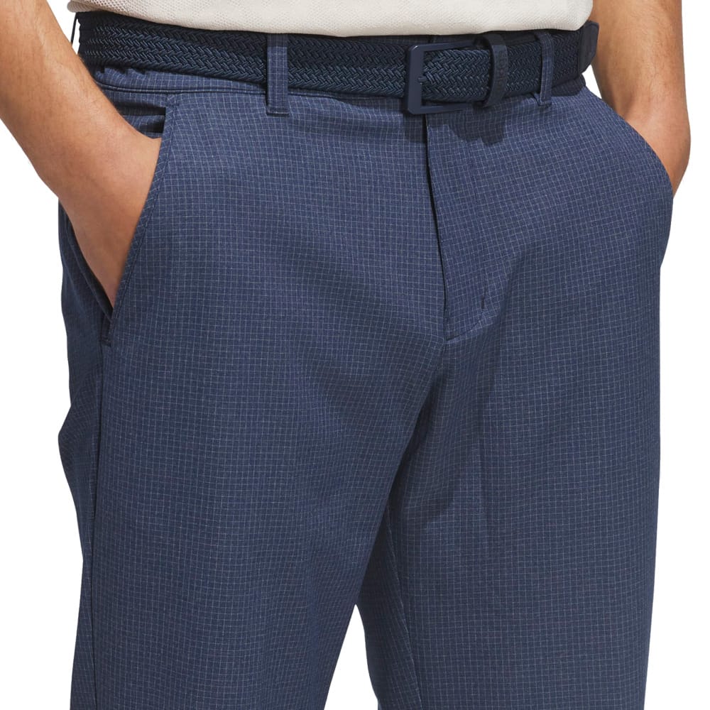 adidas Ultimate365+ Twistweave Straight Fit Grid Trousers - Collegiate Navy