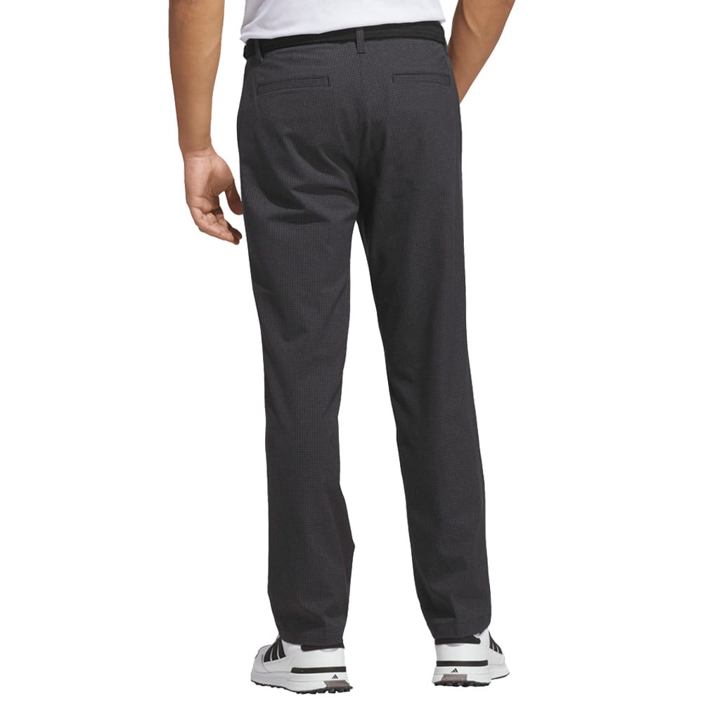 adidas Ultimate365+ Twistweave Straight Fit Grid Trousers - Black
