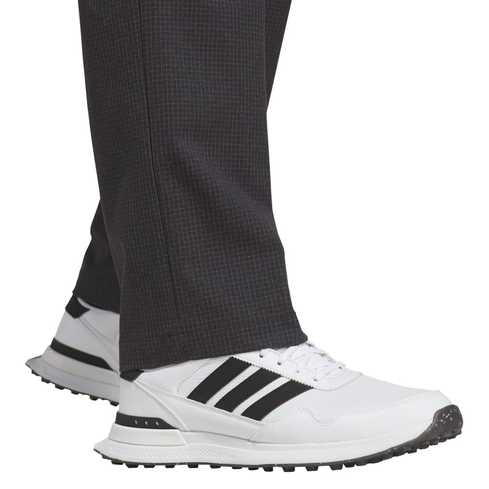 adidas Ultimate365+ Twistweave Straight Fit Grid Trousers - Black