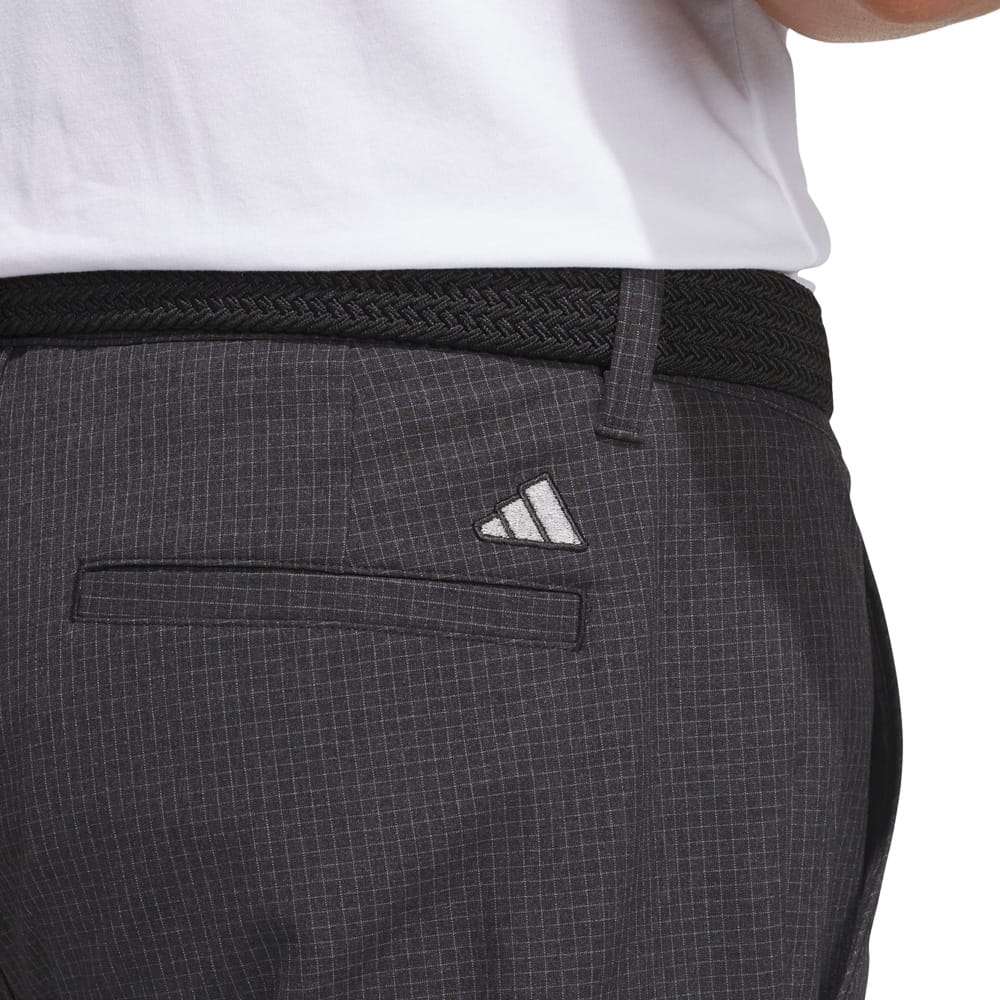 adidas Ultimate365+ Twistweave Straight Fit Grid Trousers - Black