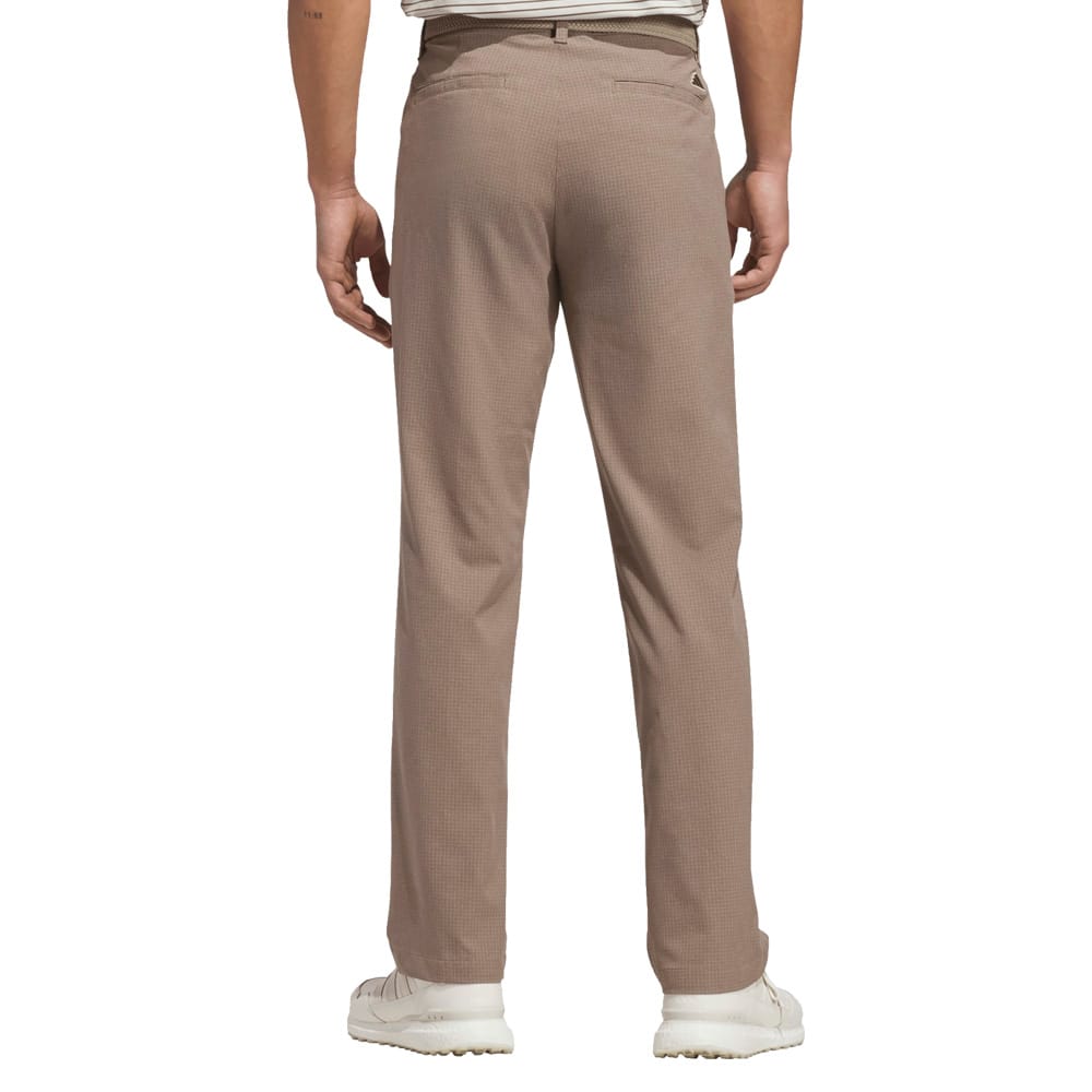 adidas Ultimate365+ Twistweave Straight Fit Grid Trousers - Khaki Six