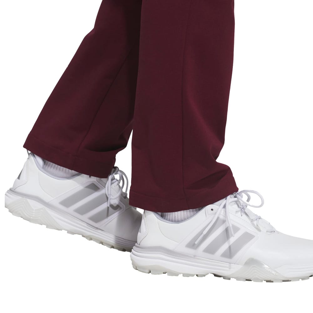 adidas Ultimate365+ Twistknit Climawarm Straight Fit Trousers - Maroon
