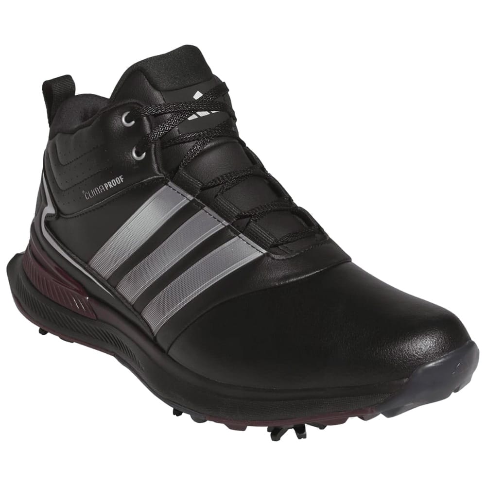 adidas R2C Mid Climaproof Waterproof Spiked Boots - Ladies - Core Black/Silver Metallic/Maroon