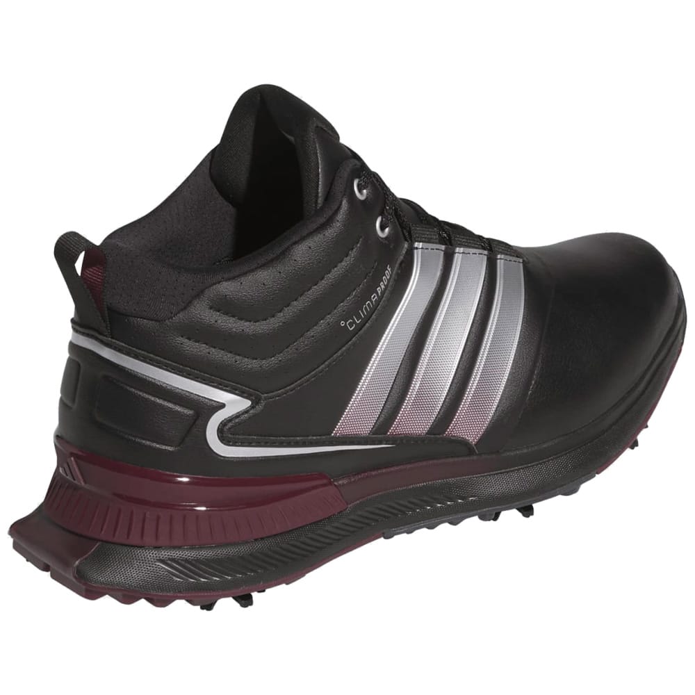adidas R2C Mid Climaproof Waterproof Spiked Boots - Ladies - Core Black/Silver Metallic/Maroon