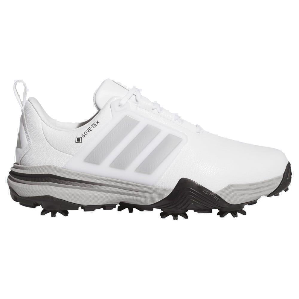 adidas Adipower GORE-TEX Waterproof Spiked Shoes - Footwear White/Silver Metallic/Core Black