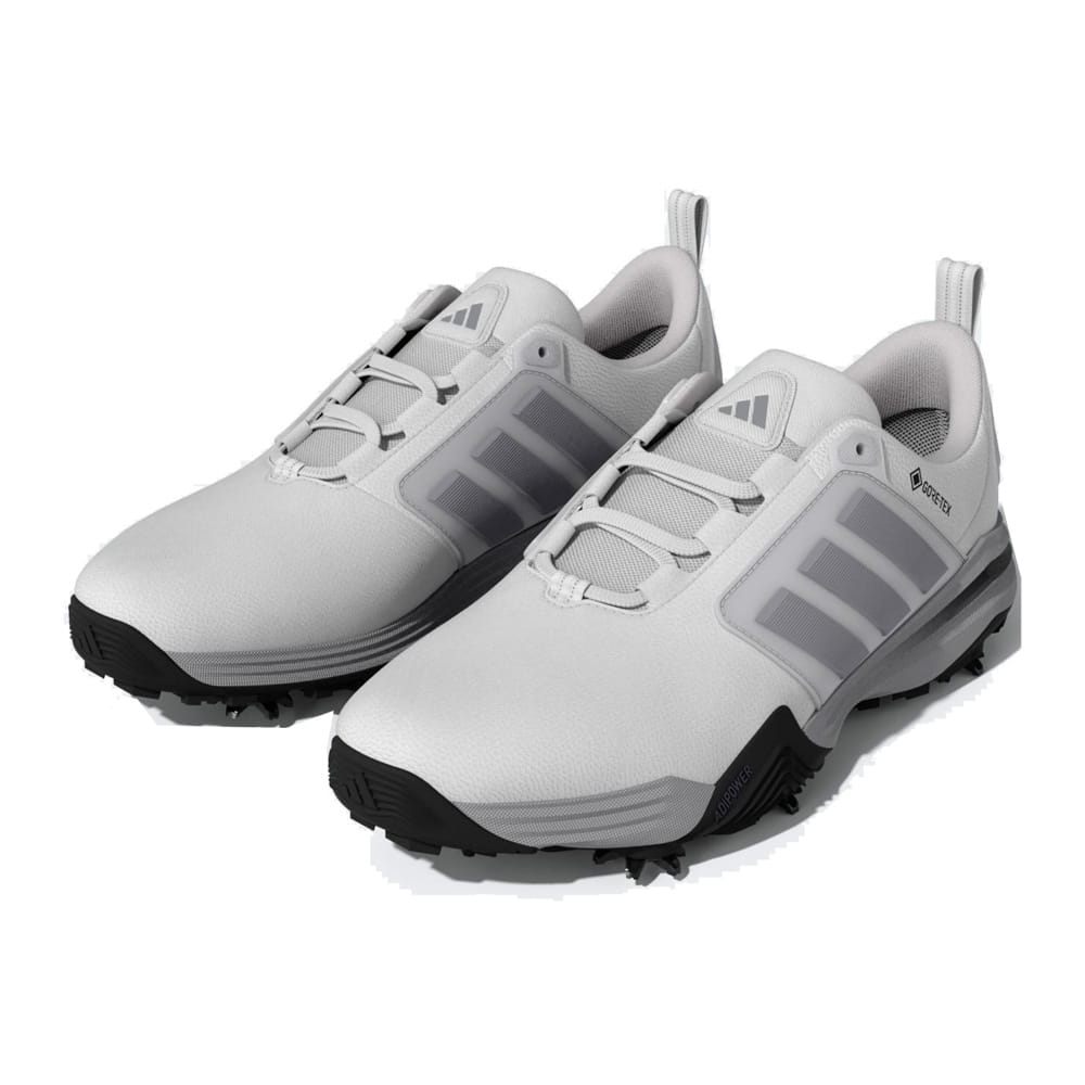 adidas Adipower GORE-TEX Waterproof Spiked Shoes - Footwear White/Silver Metallic/Core Black