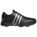 adidas Tour360 GORE-TEX Waterproof Spiked Shoes - Core Black/Iron Metallic/Lucid Red