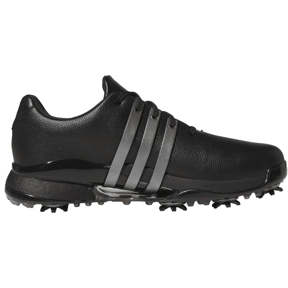 adidas Tour360 GORE-TEX Waterproof Spiked Shoes - Core Black/Iron Metallic/Lucid Red