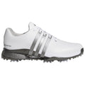 adidas Tour360 GORE-TEX Waterproof Spiked Shoes - Footwear White/Iron Metallic/Preloved Yellow