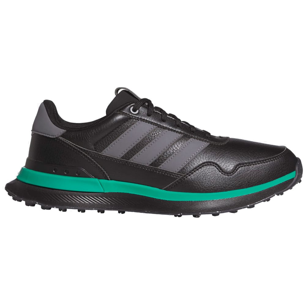 adidas S2G 26 Leather Waterproof Spikeless Shoes - Core Black/Grey Four/Court Green