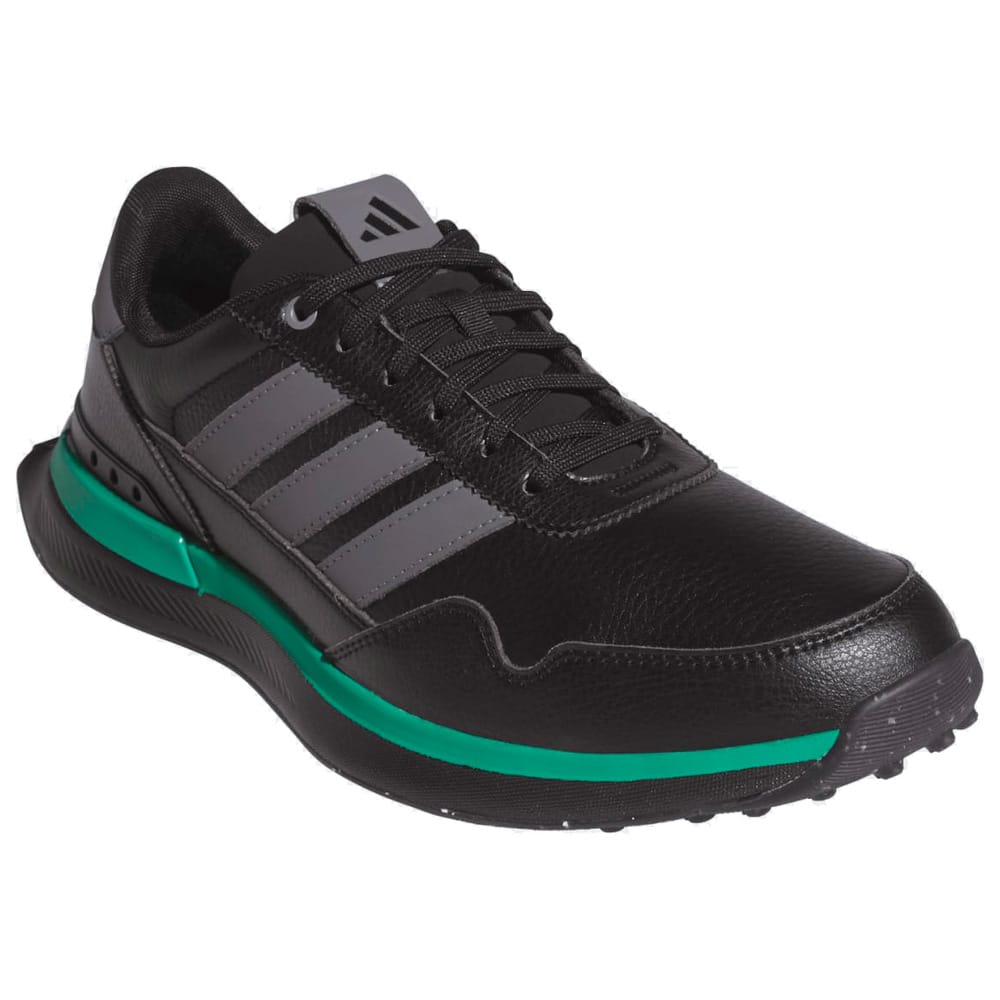 adidas S2G 26 Leather Waterproof Spikeless Shoes - Core Black/Grey Four/Court Green