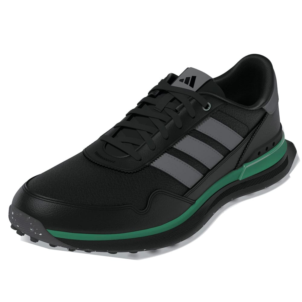 adidas S2G 26 Leather Waterproof Spikeless Shoes - Core Black/Grey Four/Court Green