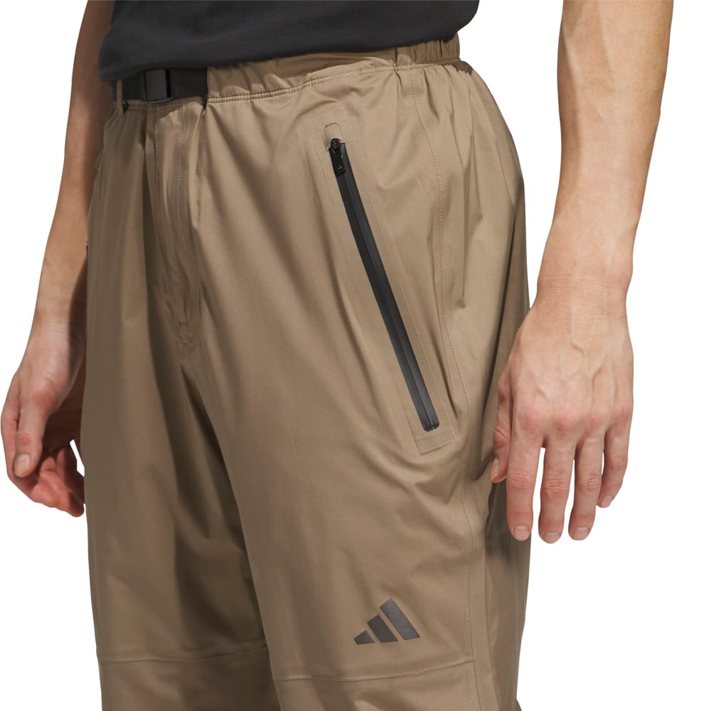 adidas Ultimate365 Tour Climaproof+ Full-Zip Waterproof Suit - Khaki Six