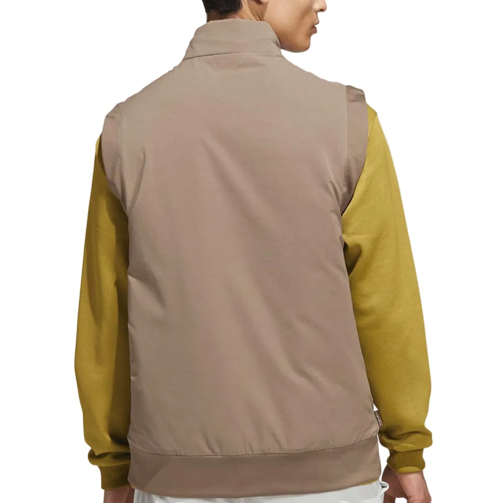 adidas Ultimate365 Tour Frostguard Full-Zip Vest - Khaki Six