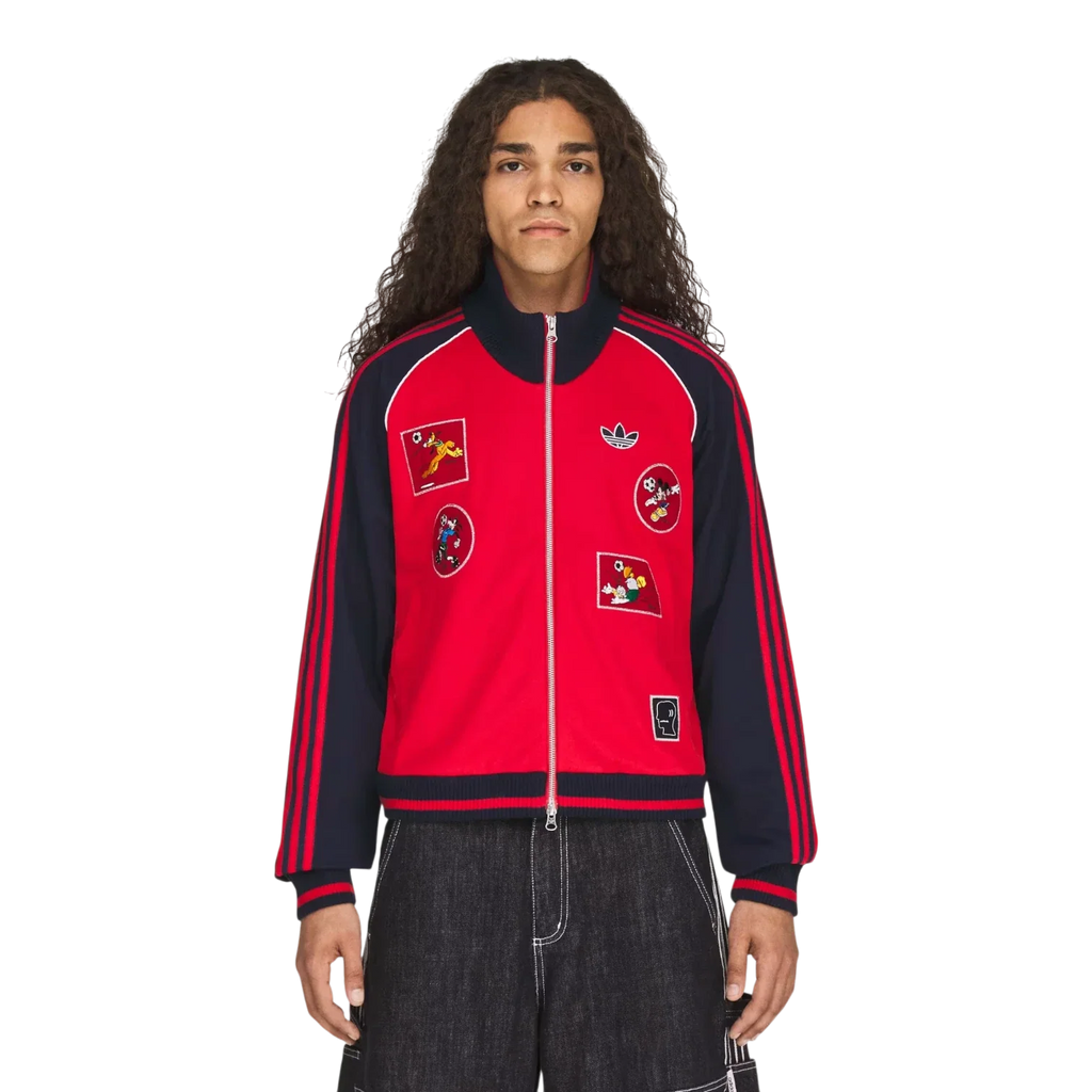 adidas x Brain Dead x Disney Track Top Better Scarlet Men KR5176